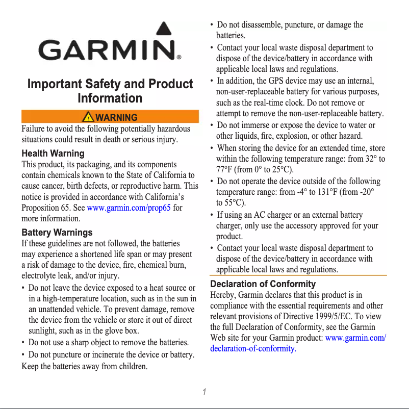 Image de la première page du manuel de l'appareil GTU 10