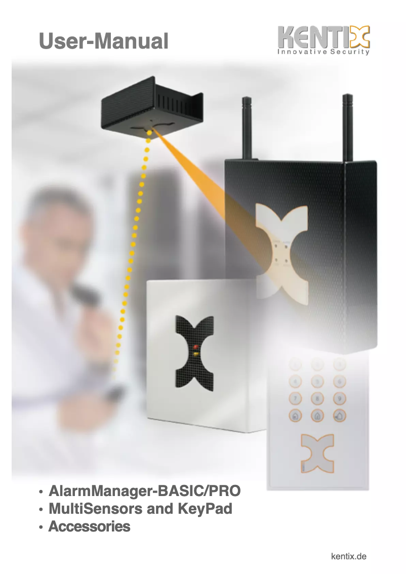 Page n°1 - Manuel utilisateur Kentix KMS-LAN-RF-B