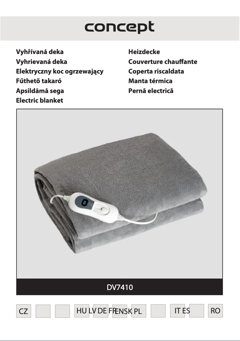 Page 1 de la notice Manuel utilisateur Concept DV7410