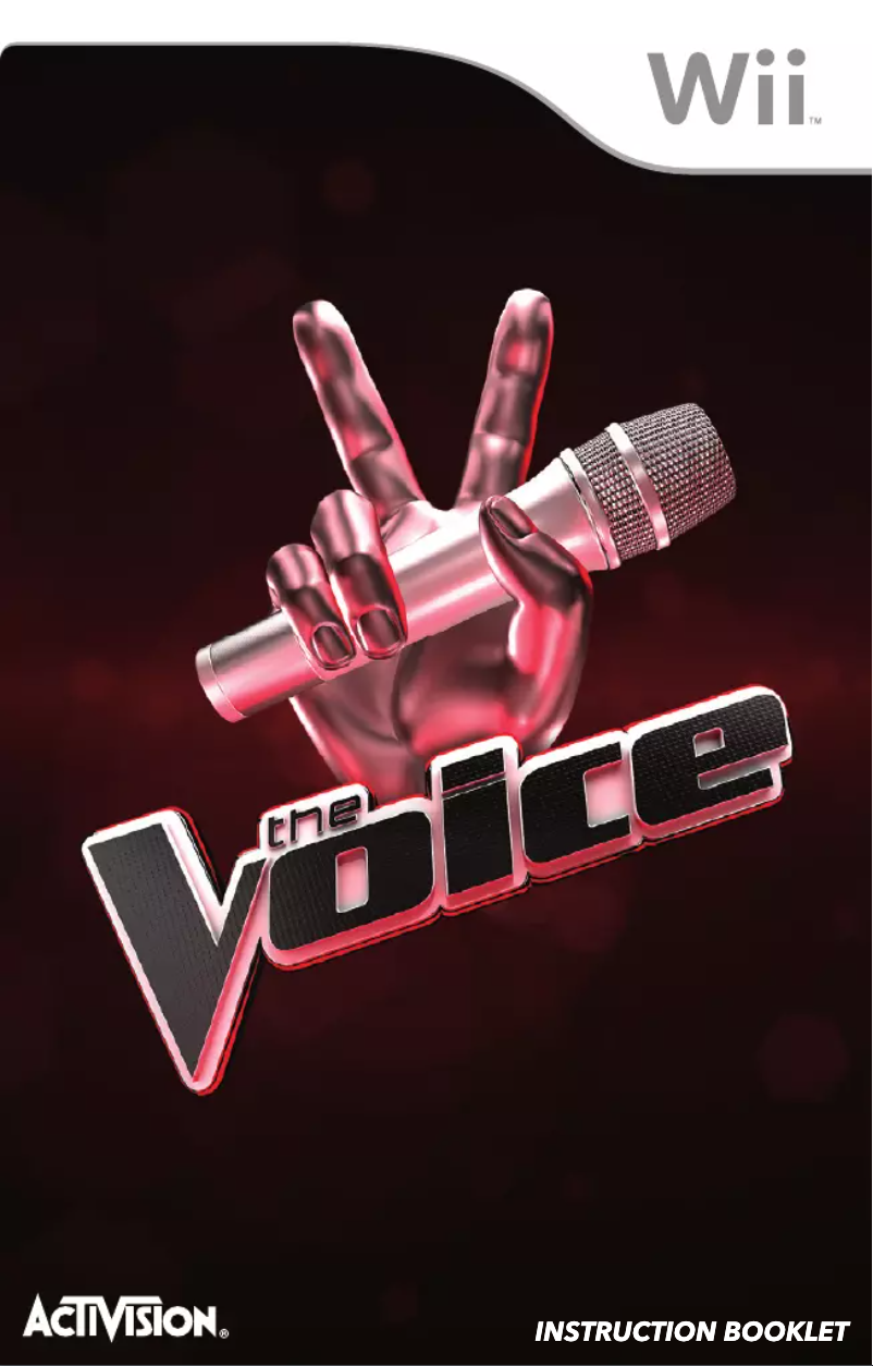 Page 1 de la notice Manuel utilisateur Nintendo The Voice (Wii)