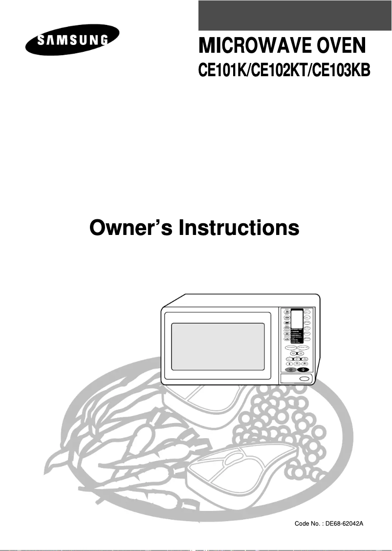 Page n°1 - Manuel utilisateur Samsung CE101K