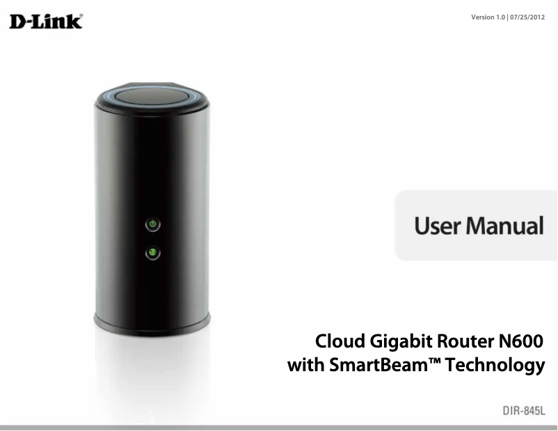 Page 1 de la notice Manuel utilisateur D-Link DIR-845