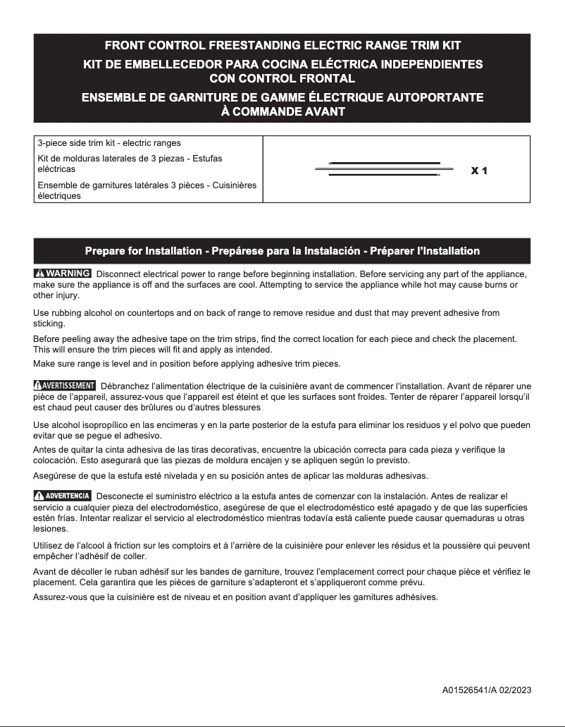 Image de la première page du manuel de l'appareil 11NBSTELDS