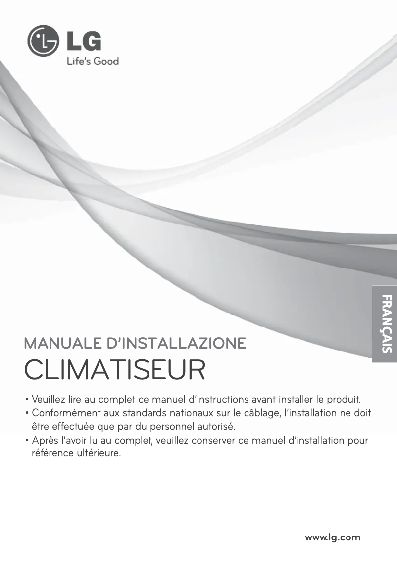 Page 1 de la notice Manuel utilisateur LG UU60