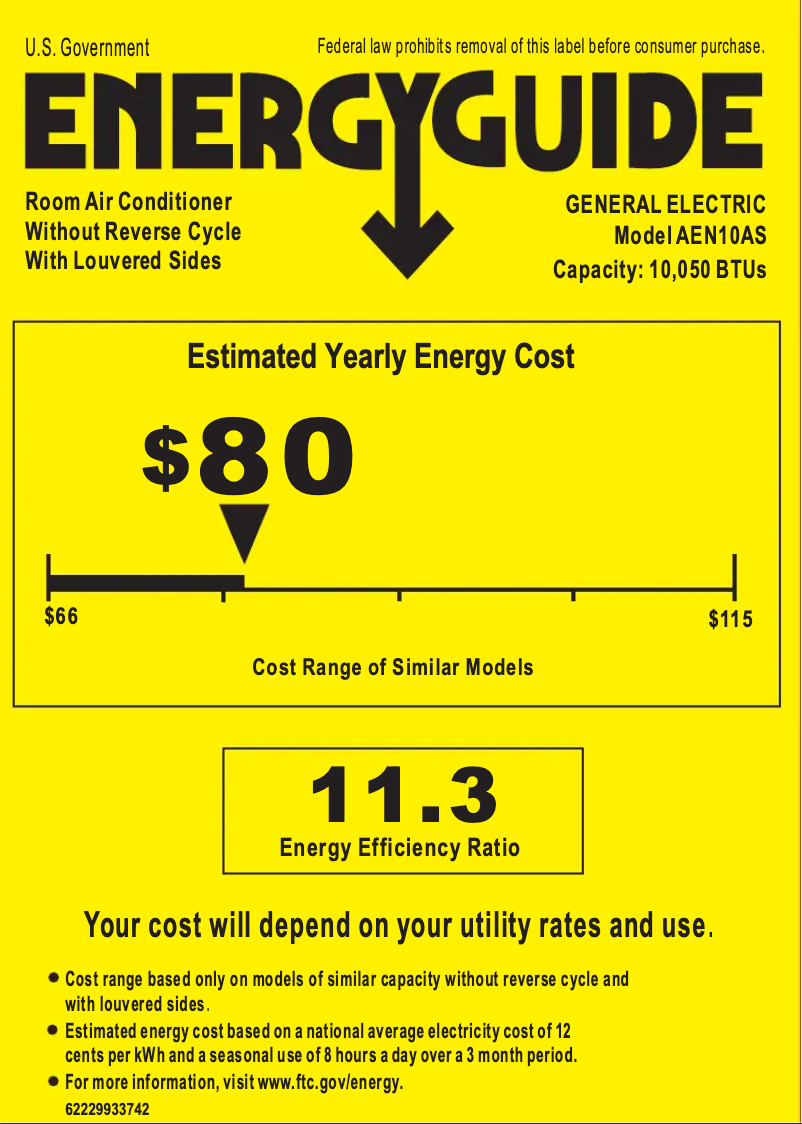 Image de la première page du manuel de l'appareil AEN10AS