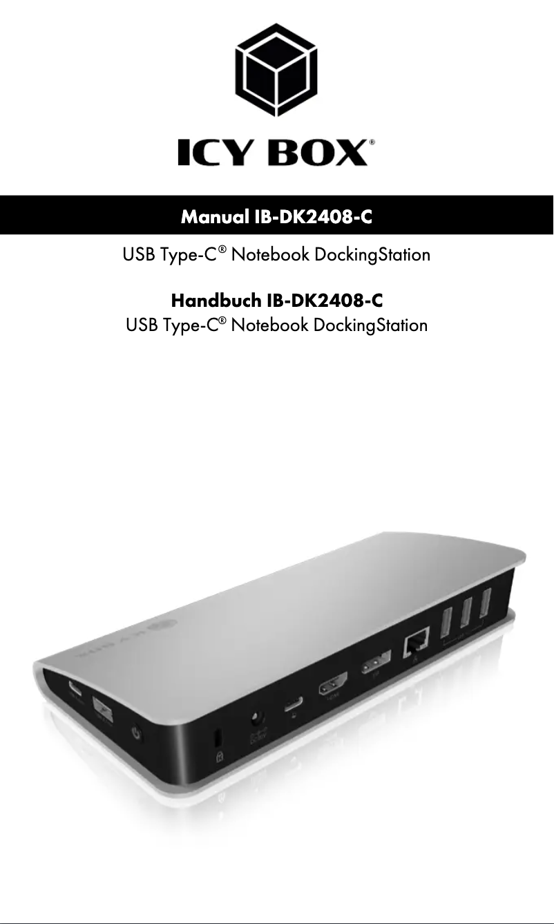 Image de la première page du manuel de l'appareil IB-DK2408-C