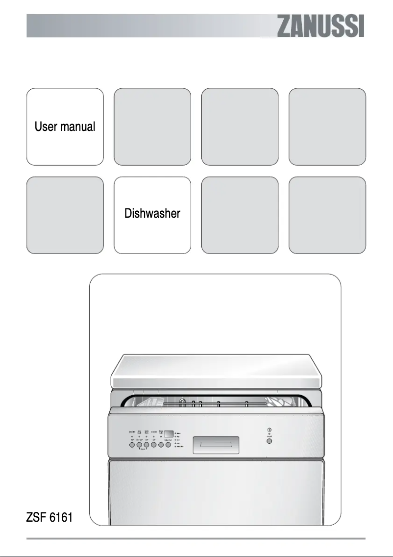 Page n°1 - Manuel utilisateur Zanussi ZSF6161N