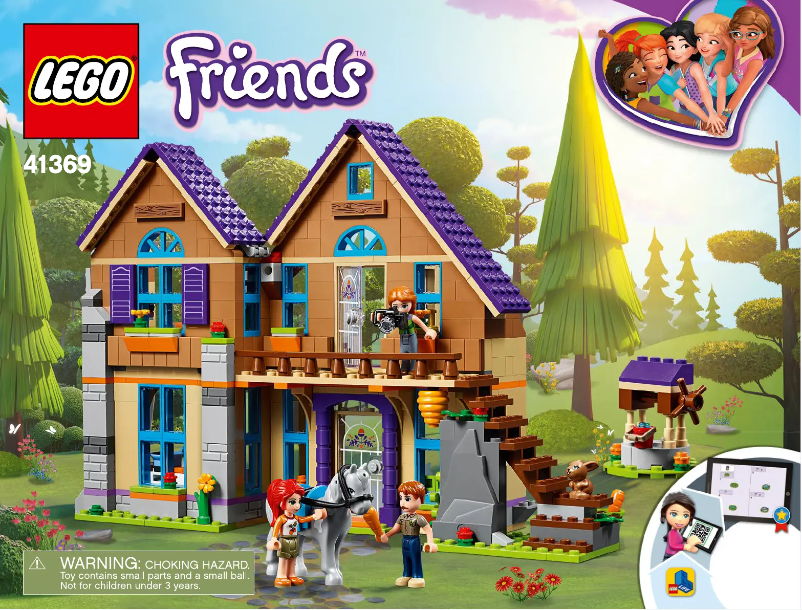 Page 1 de la notice Manuel utilisateur Lego Friends 41369