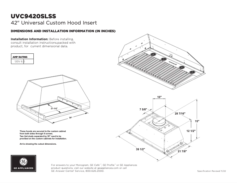 Image de la première page du manuel de l'appareil UVC9420SLSS