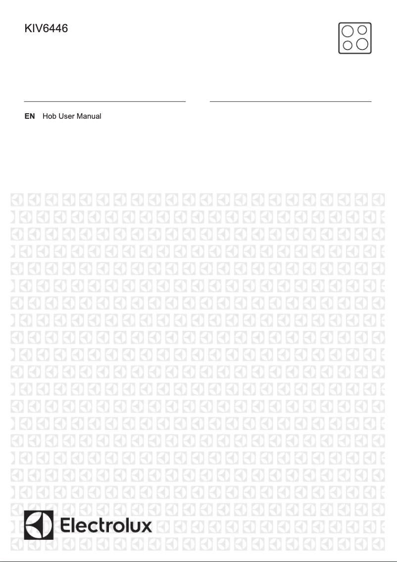 Page 1 de la notice Manuel utilisateur Electrolux KIV6446