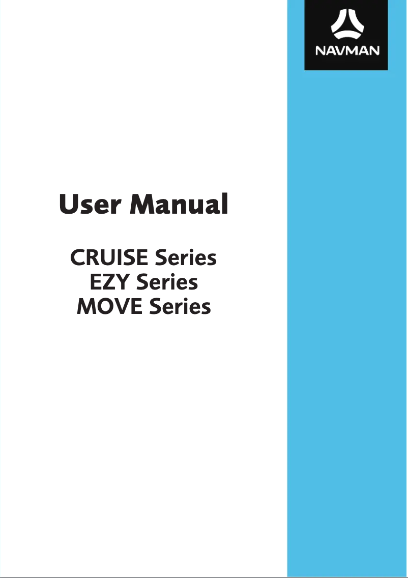 Page n°1 - Manuel utilisateur Navman Cruise550MT