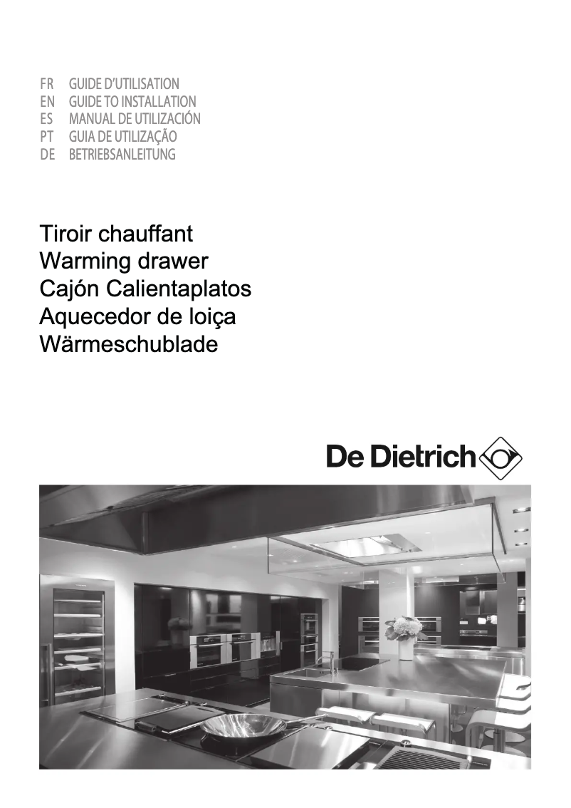 Page n°1 - Manuel utilisateur De Dietrich DWD1114X