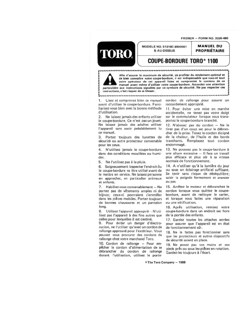 Image de la première page du manuel de l'appareil 51328