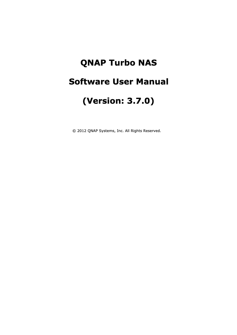 Page 1 de la notice Manuel utilisateur QNAP TS-459U-SP+