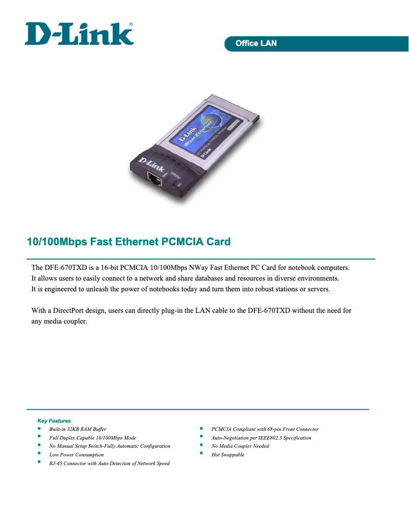 Image de la première page du manuel de l'appareil DFE-690TXD