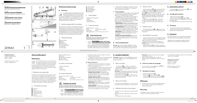 Página 1 del manual Manual de usuario Powerfix Z29663