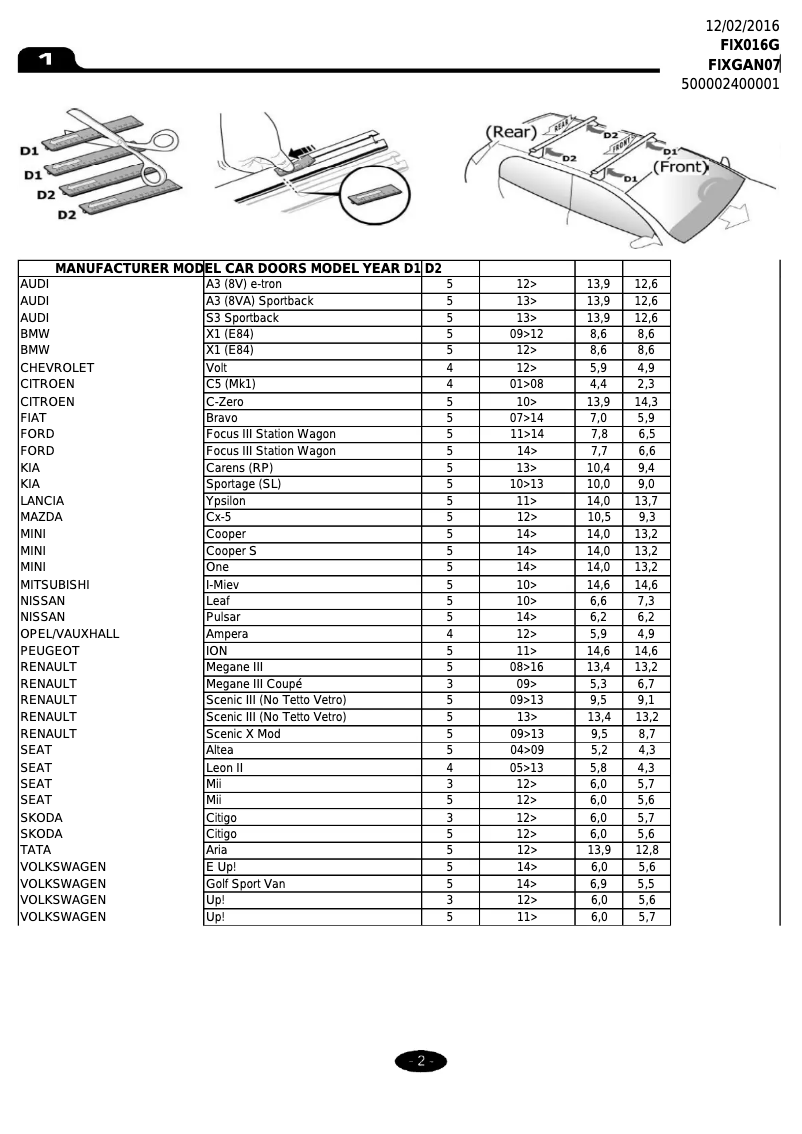 Page 1 de la notice Manuel utilisateur M-Way Fixpoint Bar Space