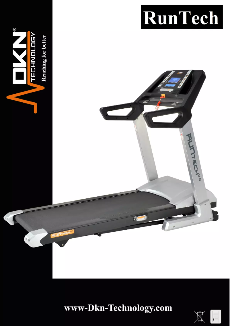 Image de la première page du manuel de l'appareil RunTech