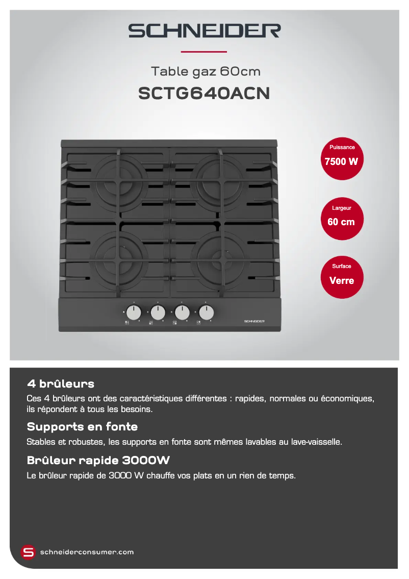 Imagen de la primera página del manual del dispositivo SCTG640ACN