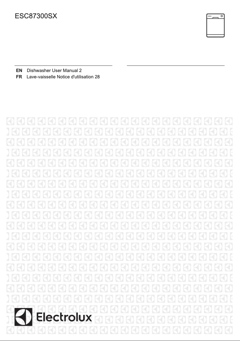 Image de la première page du manuel de l'appareil ESC87300SX