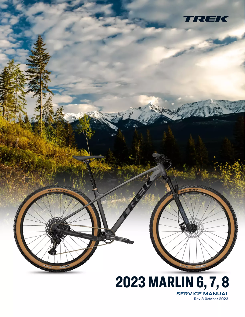 Page 1 de la notice Manuel utilisateur Trek Marlin 6 Gen 3