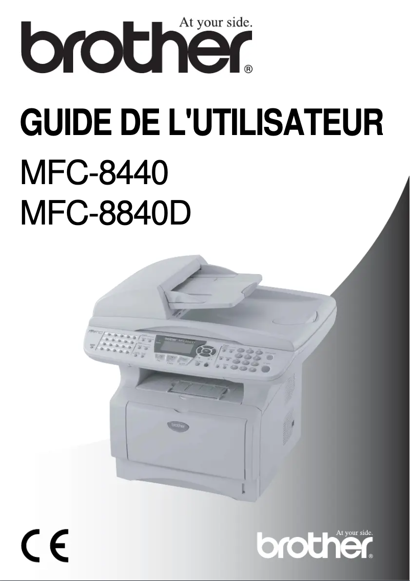 Page 1 de la notice Manuel utilisateur Brother MFC-8840DN
