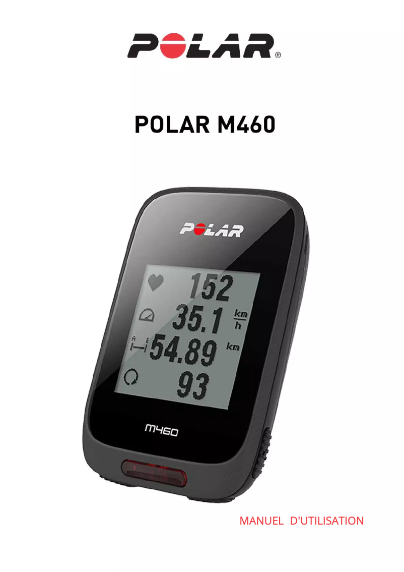 Image de la première page du manuel de l'appareil M460