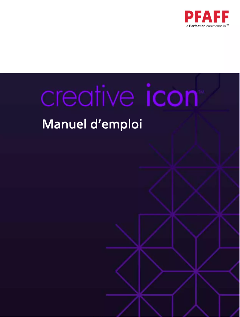Image de la première page du manuel de l'appareil Creative icon