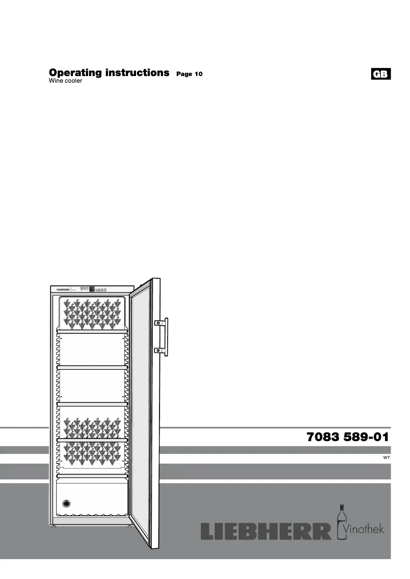 Page n°1 - Manuel utilisateur Liebherr WTb4212