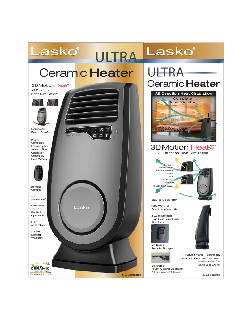 Image de la première page du manuel de l'appareil CC23150