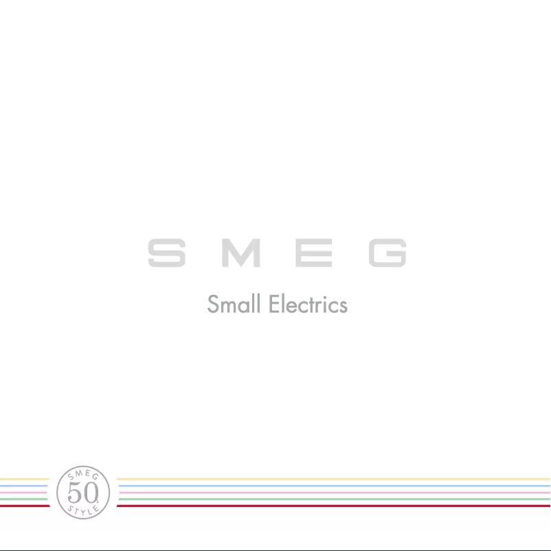 Page n°1 - Brochure Smeg TSF01