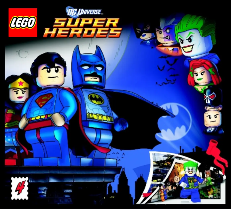 Page n°1 - Manuel utilisateur Lego Batwing Battle Over Gotham City