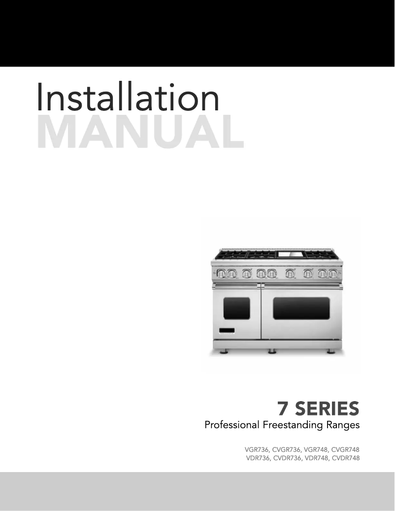 Page 1 de la notice Guide de démarrage rapide Viking VGR73614GARLP