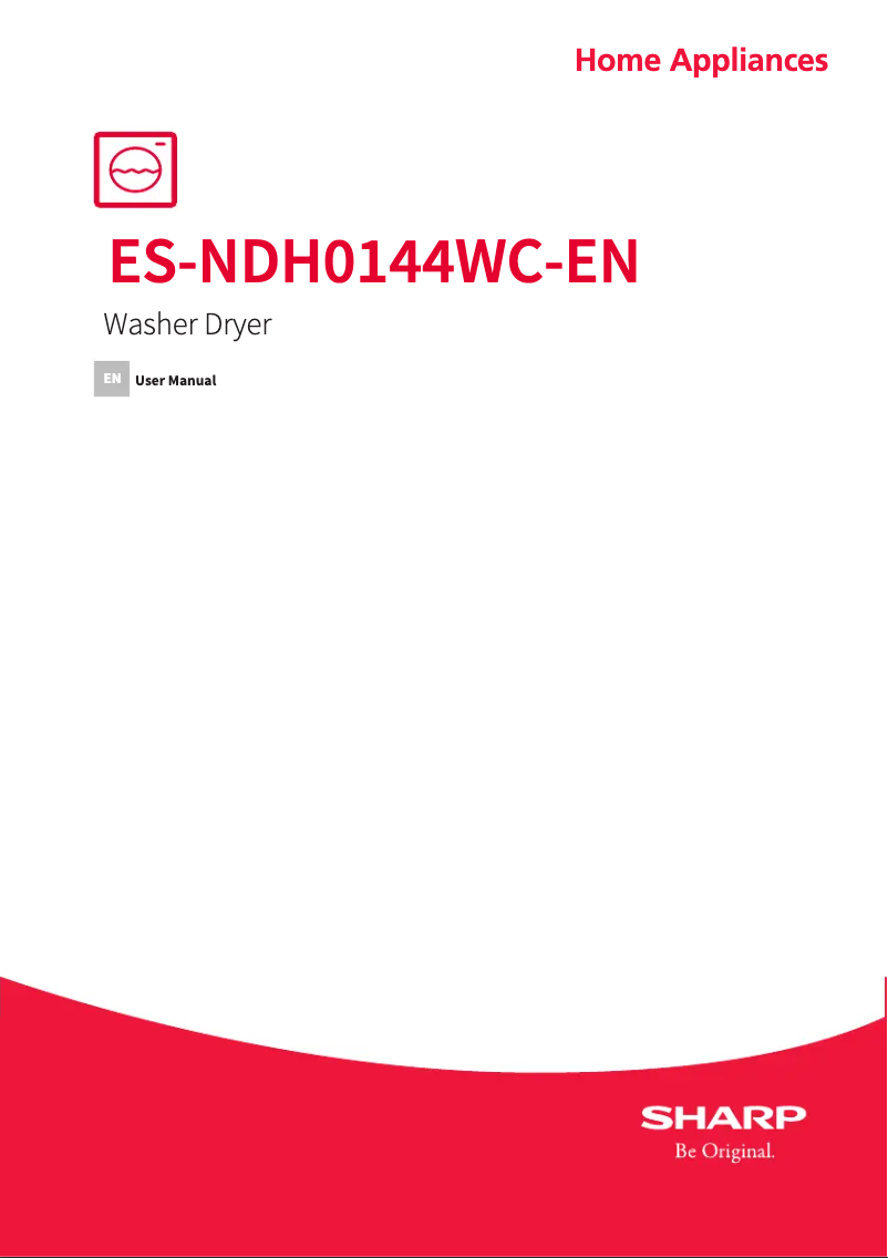 Page n°1 - Manuel utilisateur Sharp ES-NFB8141WD-EN