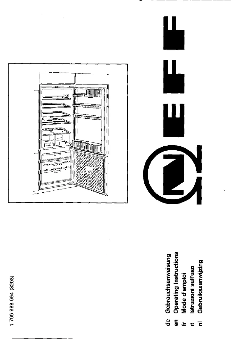 Page n°1 - Manuel utilisateur Neff K 8525 X