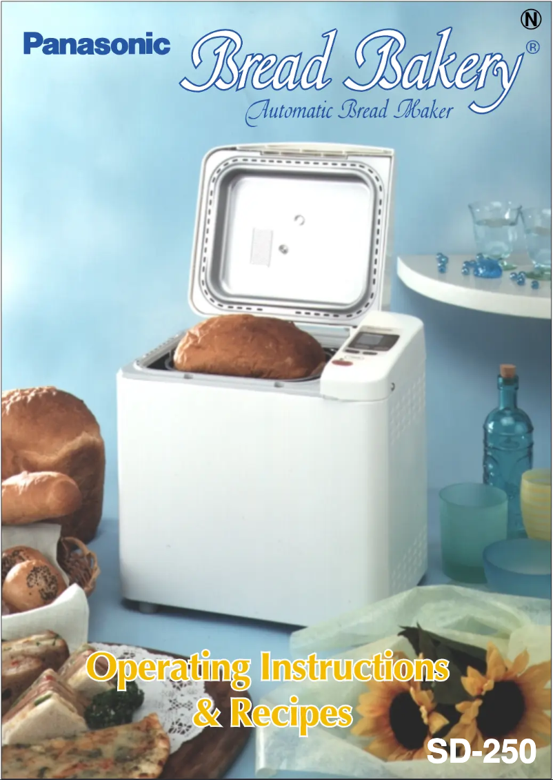Page 1 de la notice Manuel utilisateur Panasonic SD-250