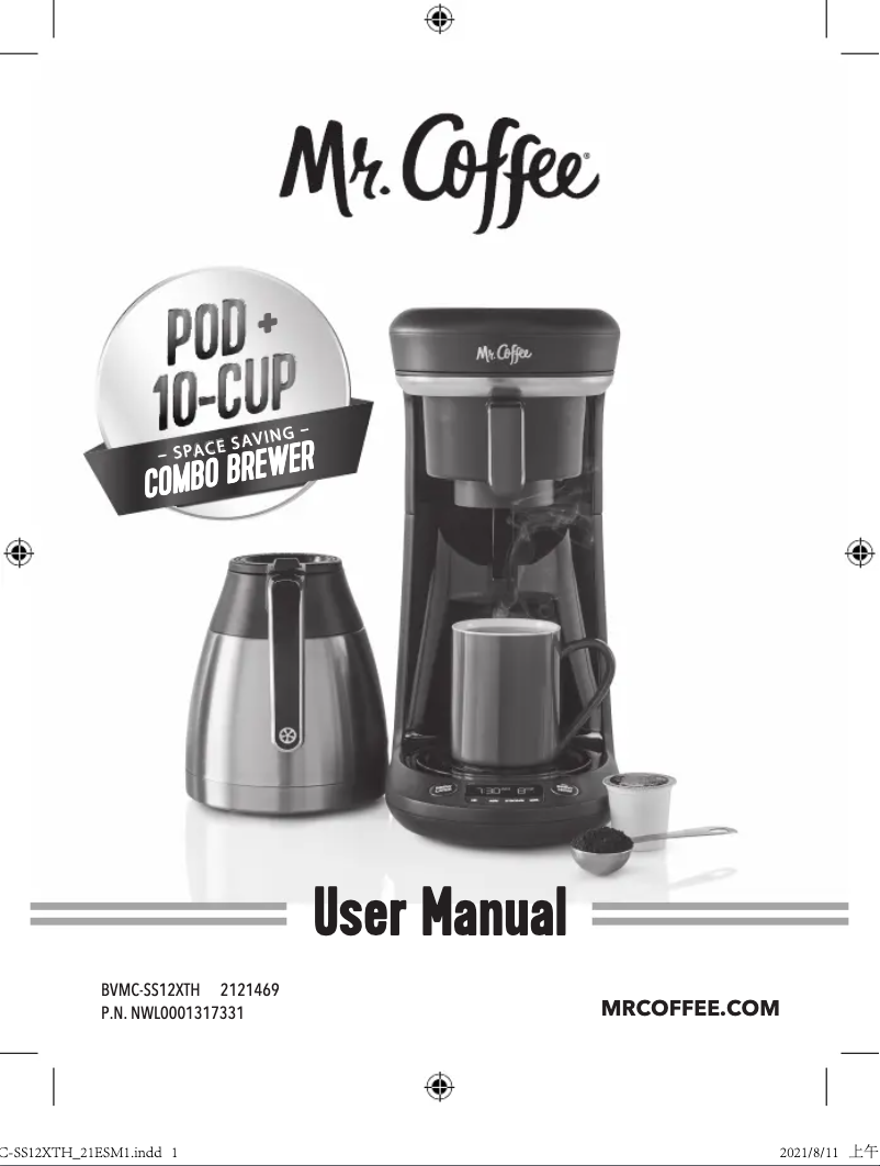 Image de la première page du manuel de l'appareil Pod + 10-Cup