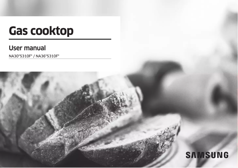 Image de la première page du manuel de l'appareil NA36R5310FG