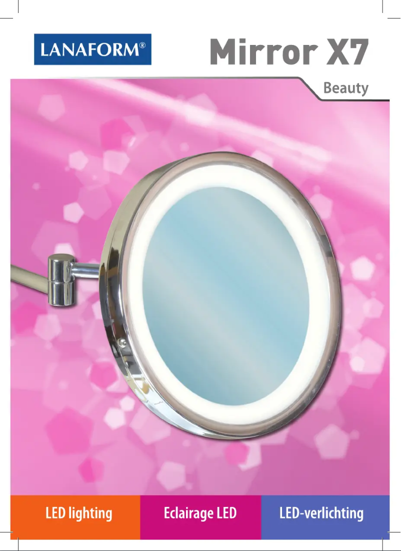 Page 1 de la notice Manuel utilisateur Lanaform Mirror X7