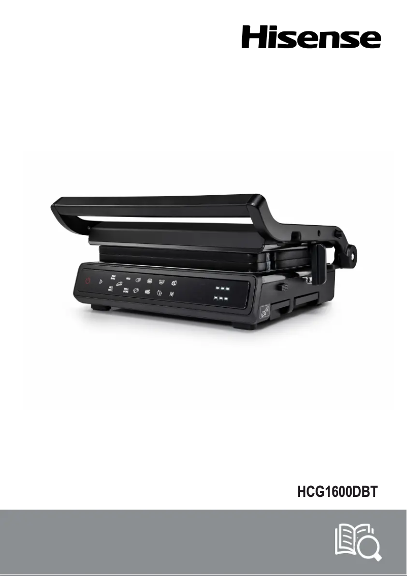 Image de la première page du manuel de l'appareil HCG1600DBT