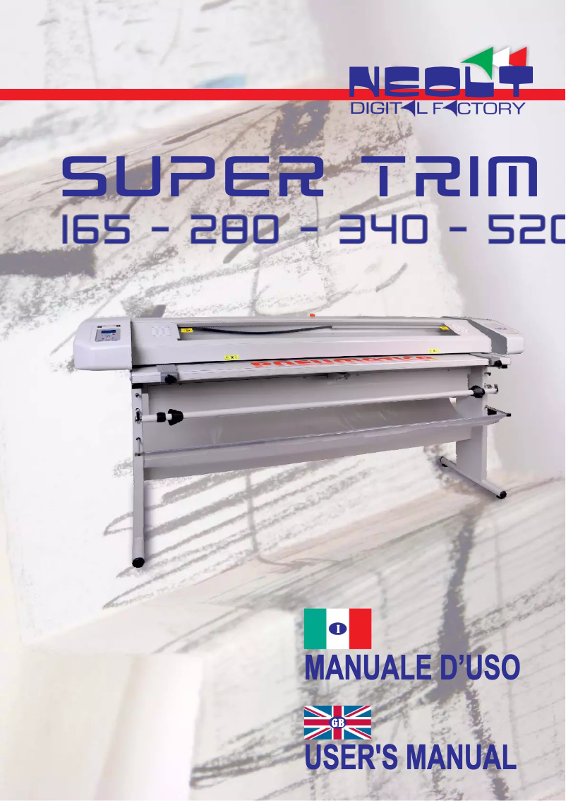 Image de la première page du manuel de l'appareil Electric Super Trim 520