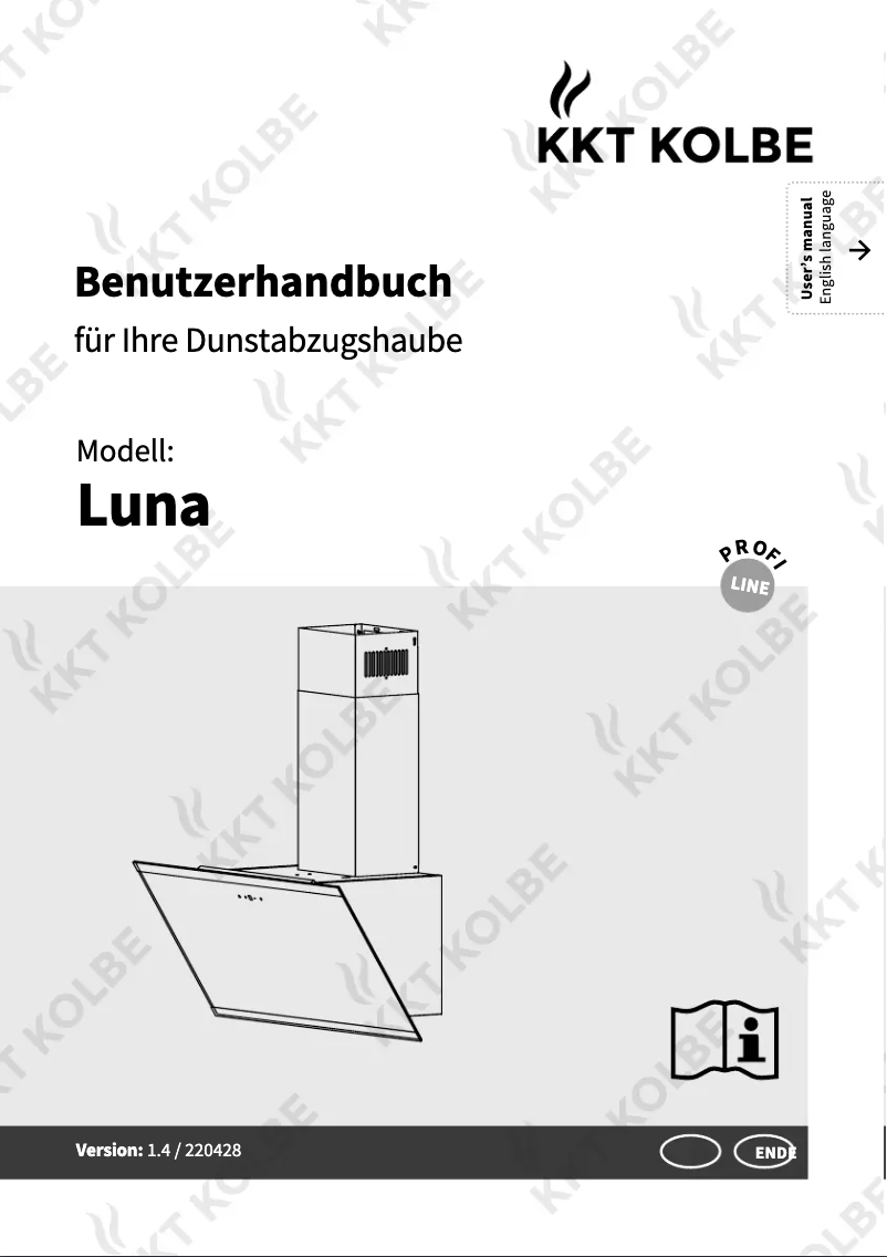 Page 1 de la notice Manuel utilisateur KKT Kolbe LUNA6109W