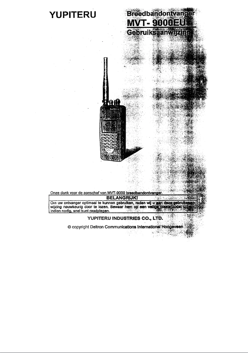 Page n°1 - Manuel utilisateur Yupiteru MVT-9000