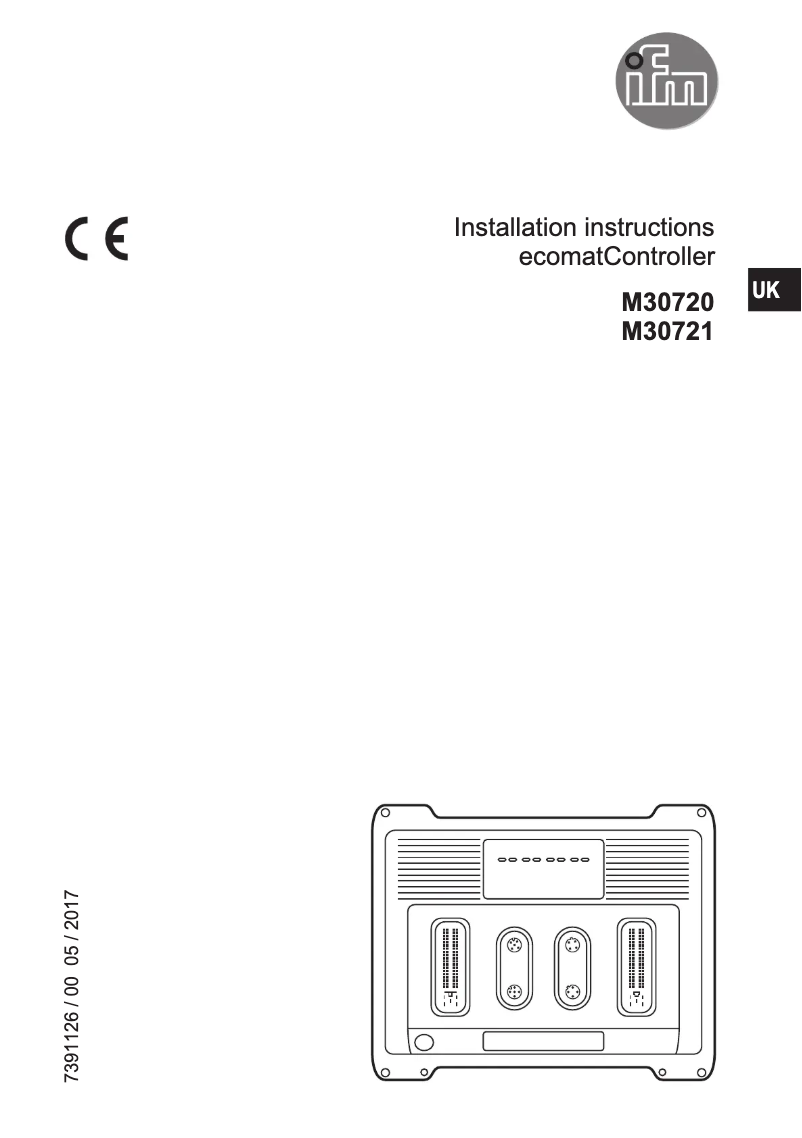 Image de la première page du manuel de l'appareil M30720