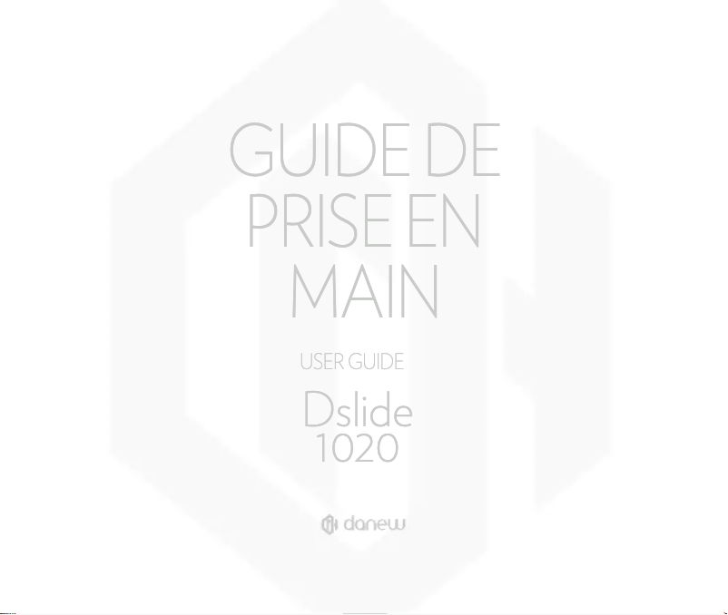 Page n°1 - Manuel utilisateur Danew Dslide 1020