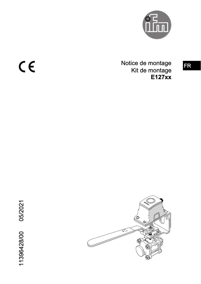 Page n°1 - Manuel utilisateur IFM E12771