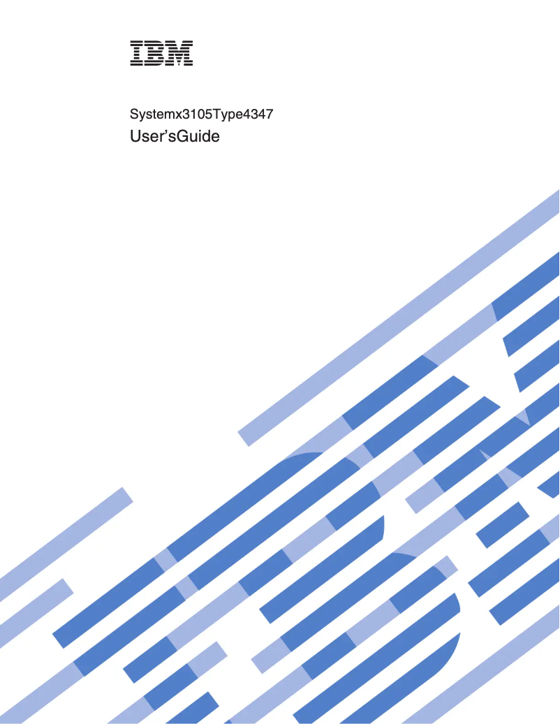 Página 1 del manual Manual de usuario Lenovo System x3105