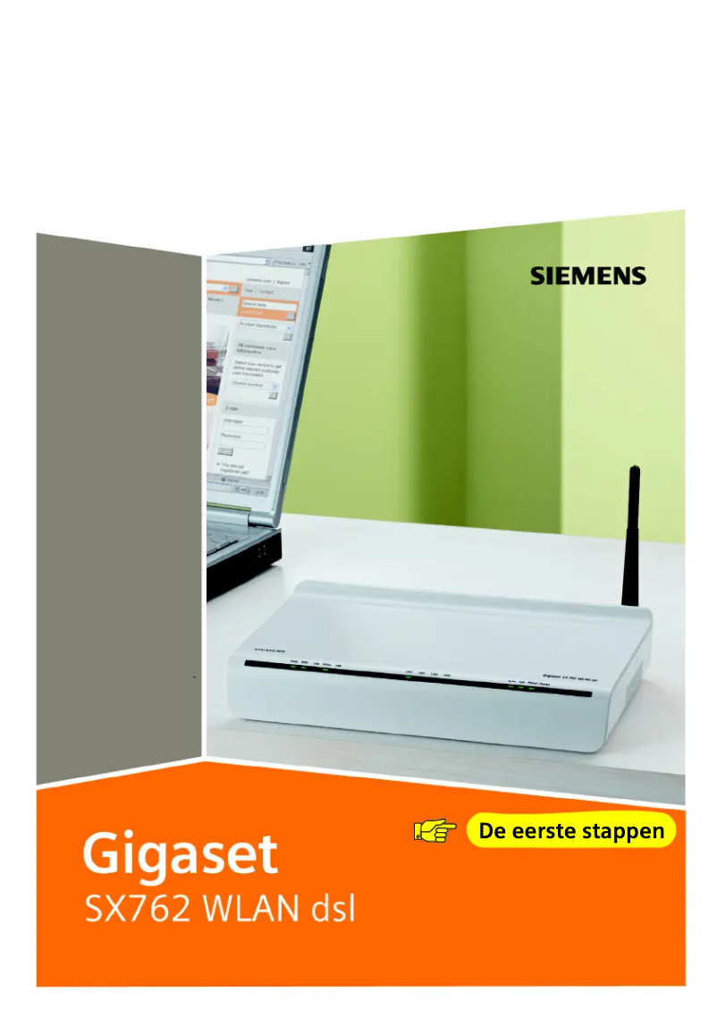 Page 1 de la notice Manuel utilisateur Siemens Gigaset SX762