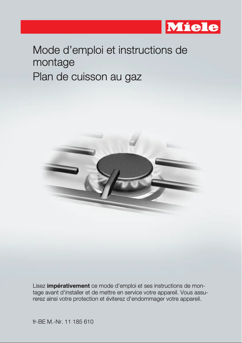 Page n°1 - Fiche technique Miele KM 3054-1