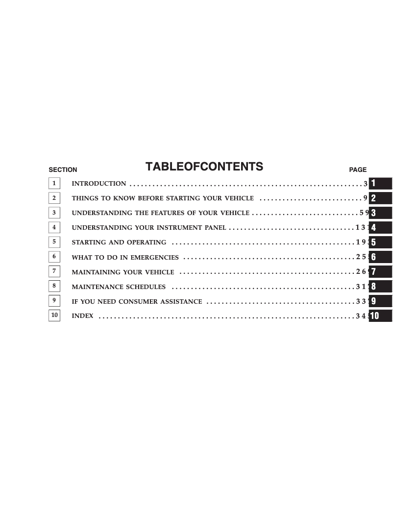 Image de la première page du manuel de l'appareil 300 SRT (2007)